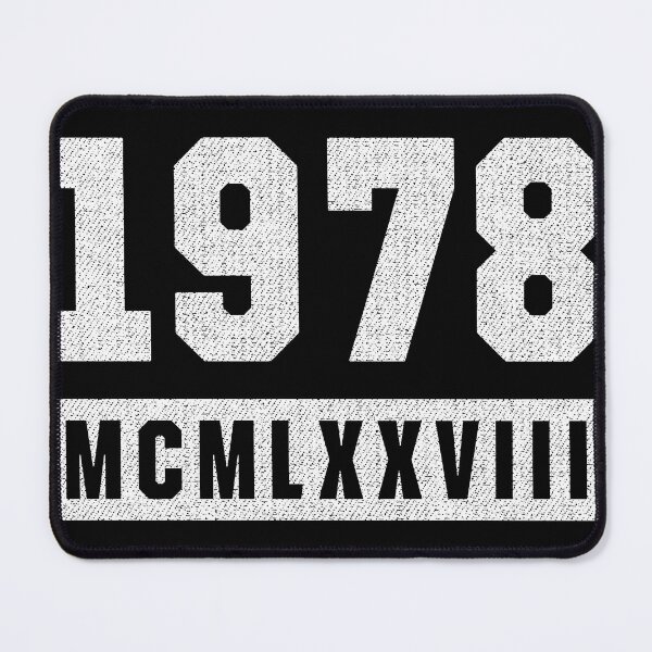 Item preview, Vintage 1978 Roman Numeral Birthday designed and sold by MarkTees.