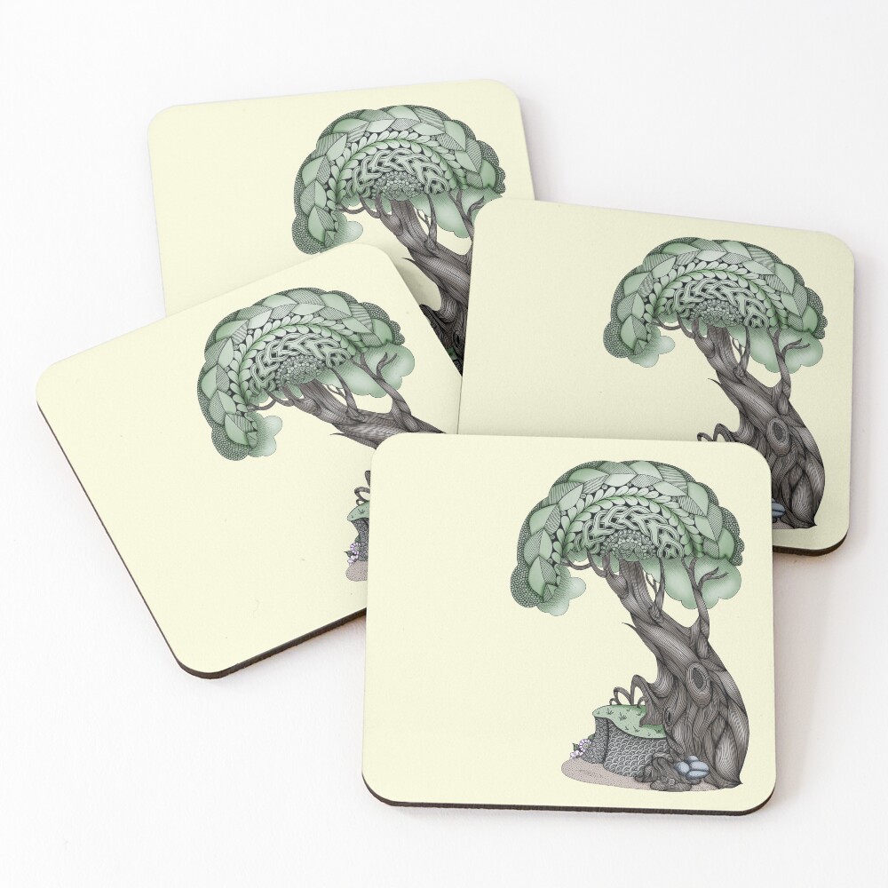 Item preview, Coasters (Set of 4) designed and sold by MagicMama.