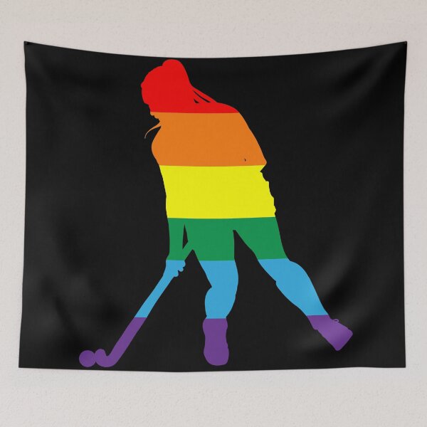 Item preview, Field Hockey: Queer/Gay Pride designed and sold by Zia Frazier.