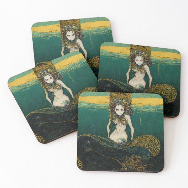 Item preview, Song To The Siren #1 | Evil Mermaid | Monster | Horror | Gustav Klimt designed and sold by lrjtucker.