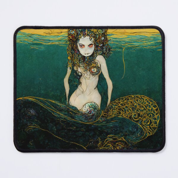 Item preview, Song To The Siren #1 | Evil Mermaid | Monster | Horror | Gustav Klimt designed and sold by lrjtucker.