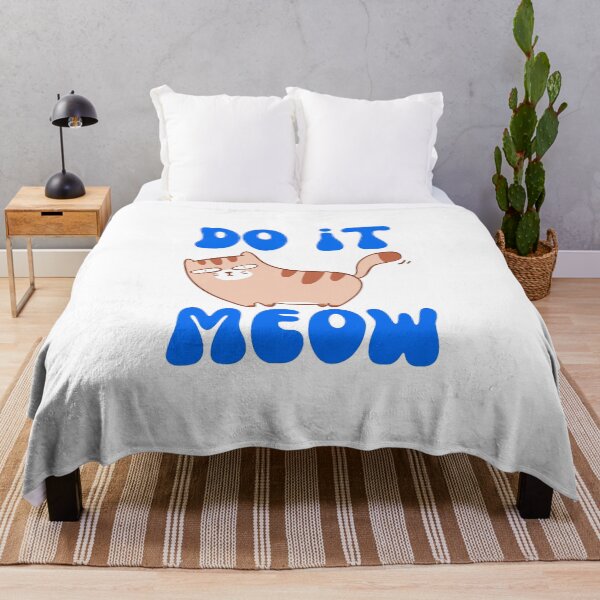 Item preview, Do It Meow Funny Cat designed and sold by groovyfolk.
