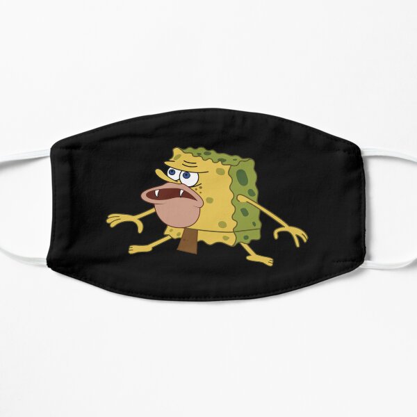 Caveman Spongebob Meme Face Mask by RyanJy Hibba - Pixels