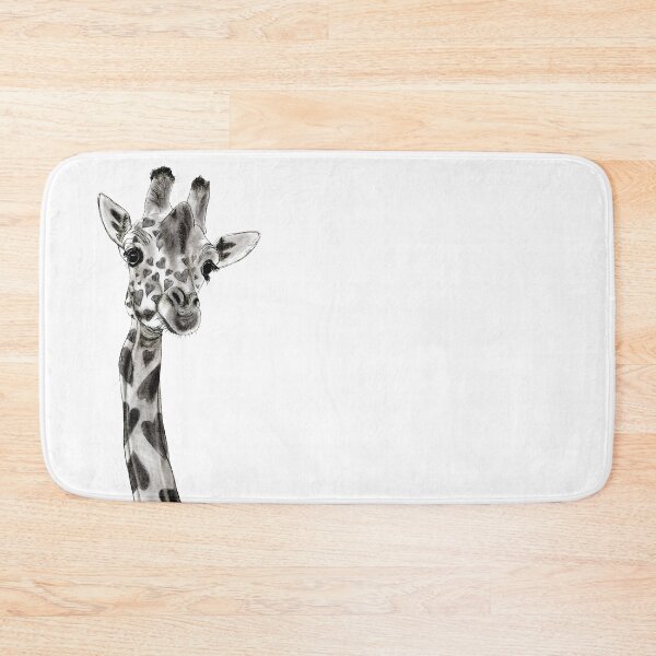 Item preview, Giraffe neck, front view, heart-shaped spots designed and sold by SylvieG18.
