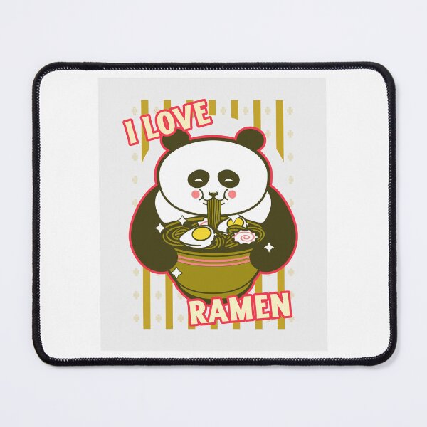Item preview, Panda Eating Ramen designed and sold by Verbiage24.