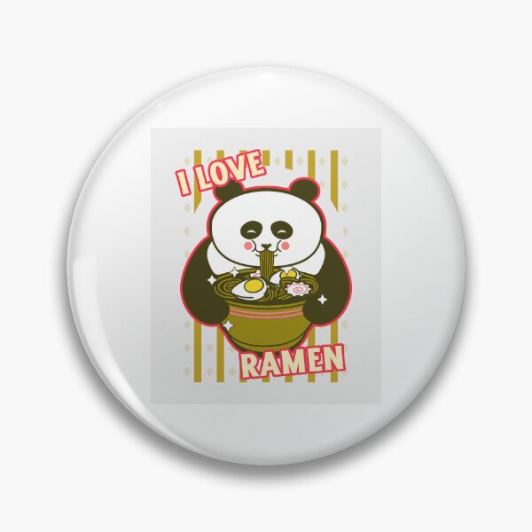 Item preview, Panda Eating Ramen designed and sold by Verbiage24.
