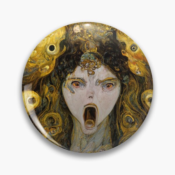 Item preview, Song To The Siren #2 | Evil Mermaid | Monster | Horror | Gustav Klimt designed and sold by lrjtucker.