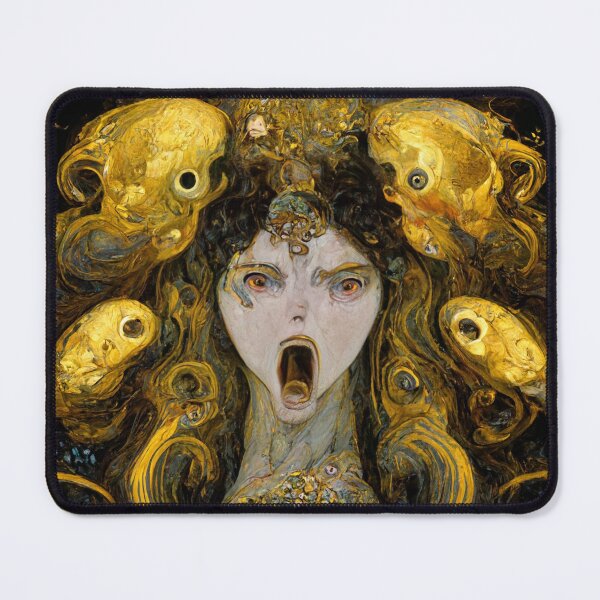Item preview, Song To The Siren #2 | Evil Mermaid | Monster | Horror | Gustav Klimt designed and sold by lrjtucker.