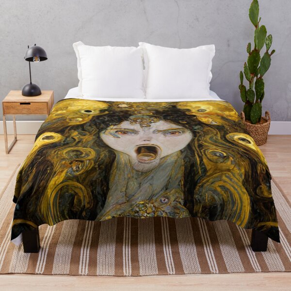 Item preview, Song To The Siren #2 | Evil Mermaid | Monster | Horror | Gustav Klimt designed and sold by lrjtucker.