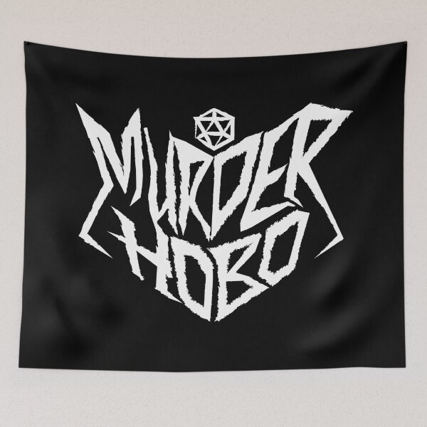 Item preview, Murder Hobo DnD Metal Band Logo designed and sold by DnlDesigns.