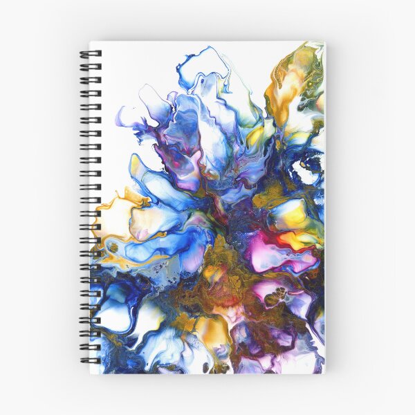 Item preview, Bright Abstract Fluid Art Blue tones designed and sold by ZoeChapman.