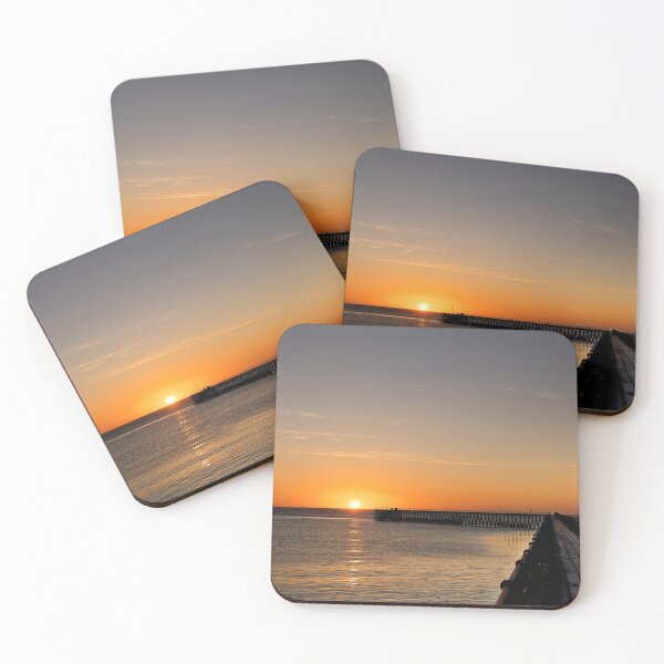 Item preview, January sunrise at the mouth of the River Blyth - Panorama designed and sold by Violaman.