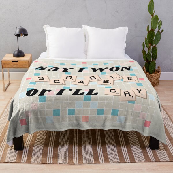 Item preview, Say I Won Scrabble or I'll Cry (AHT) designed and sold by Mint-Rose.