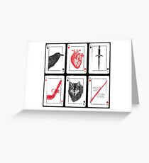 Six of Crows - Red Greeting Card