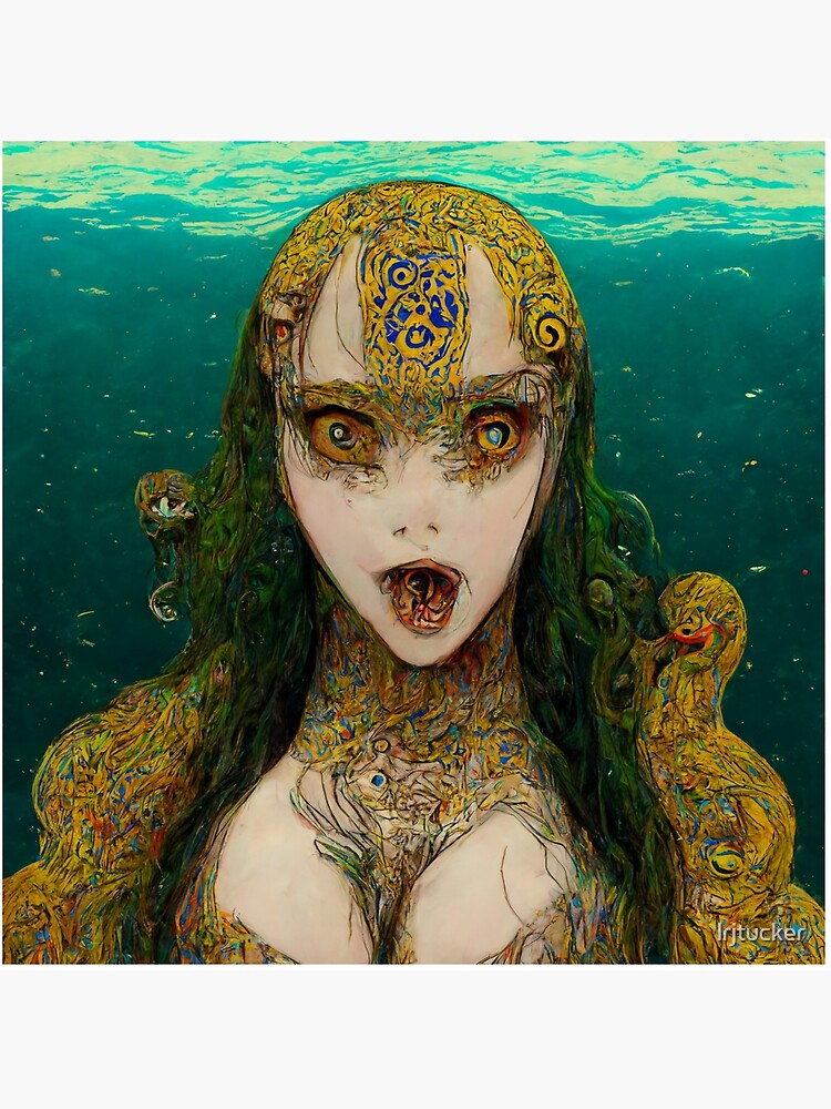 Sirene, Painting by Katja Humbs