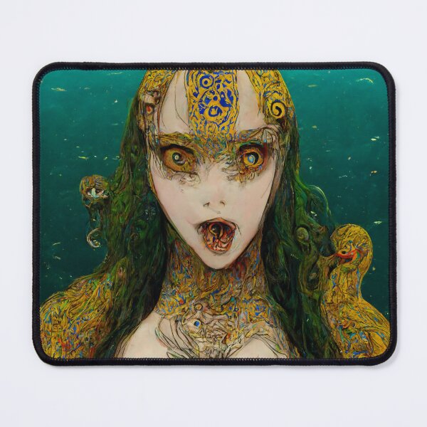 Item preview, Song To The Siren #3 | Evil Mermaid | Monster | Horror | Gustav Klimt designed and sold by lrjtucker.