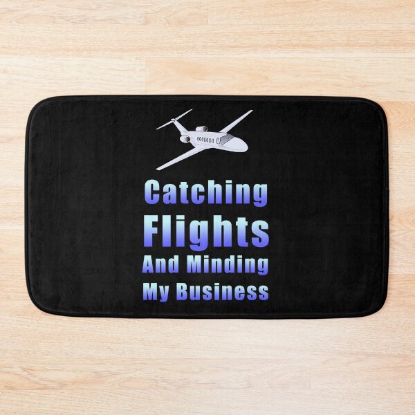 Item preview, Catching Flights and Minding My Business designed and sold by ShopOfK.