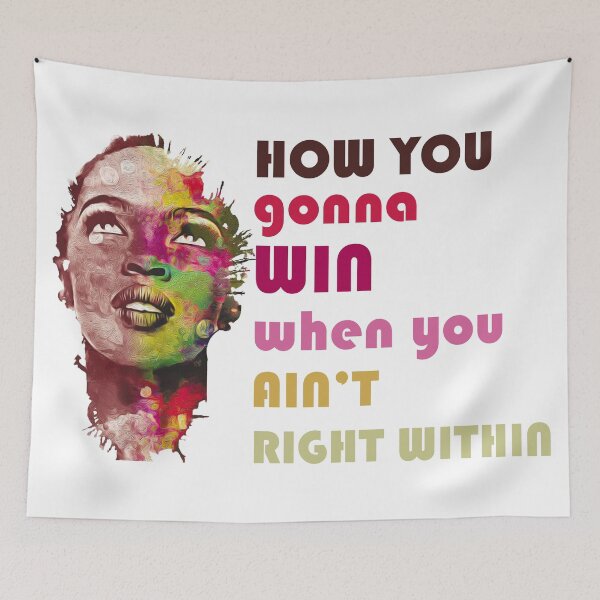 Item preview, How You Gonna Win When You Ain't Right Within Hip Hop Rap Classic T-Shirt designed and sold by BridgeofArt.