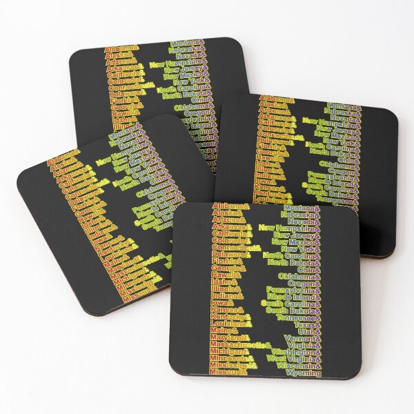 Item preview, Rainbow Pride Fifty States LGBTQ designed and sold by artfulnotebook.