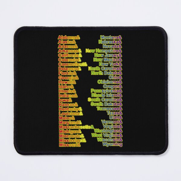 Item preview, Rainbow Pride Fifty States LGBTQ designed and sold by artfulnotebook.