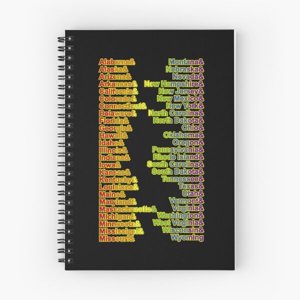 Item preview, Rainbow Pride Fifty States LGBTQ designed and sold by artfulnotebook.