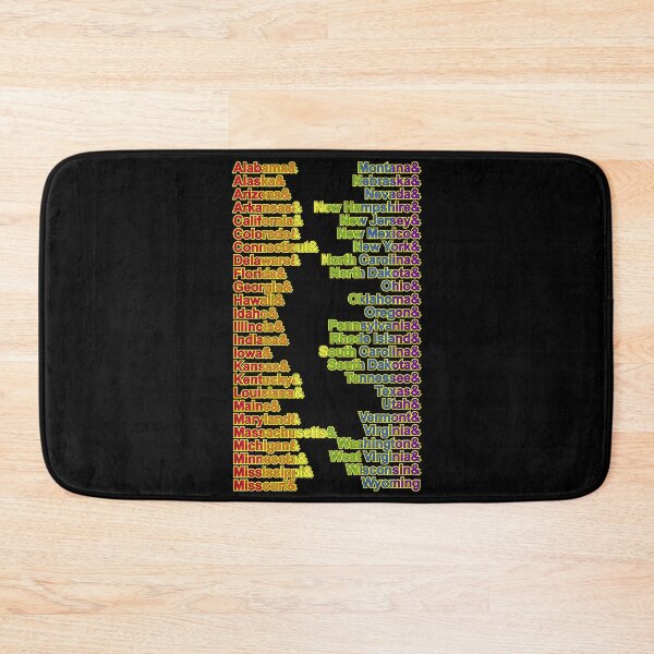 Item preview, Rainbow Pride Fifty States LGBTQ designed and sold by artfulnotebook.