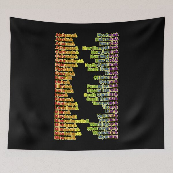 Item preview, Rainbow Pride Fifty States LGBTQ designed and sold by artfulnotebook.