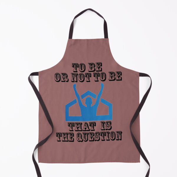 Item preview, To Be Or Not To Be That Is The Question,homme bleu heureux designed and sold by DIMATLOVER.