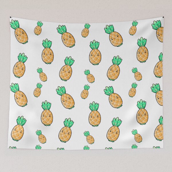 Item preview, Happy Kawaii Pineapple designed and sold by Designs By YL.
