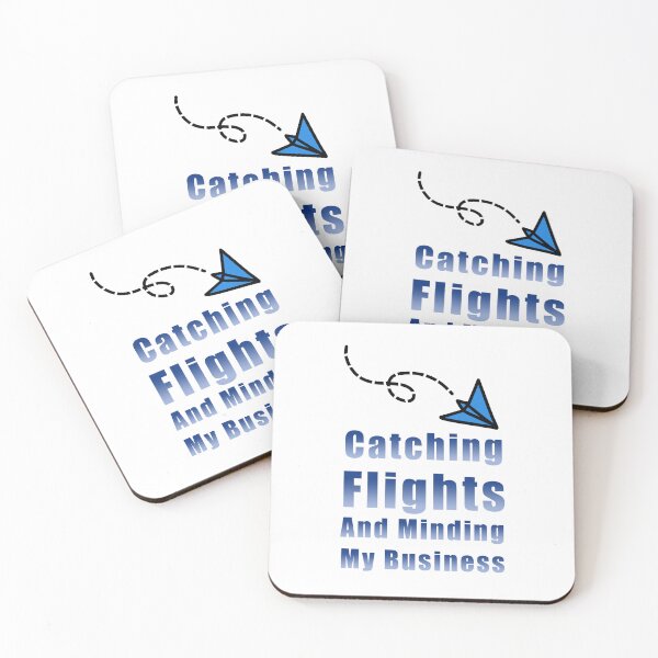 Item preview, Catching Flights and Minding My Business designed and sold by ShopOfK.