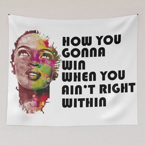 Item preview, How You Gonna Win When You Ain't Right Within Hip Hop Rap Classic T-Shirt designed and sold by BridgeofArt.
