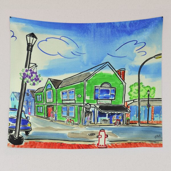 Item preview, Coffee on the Corner - Coffee Merchant Wolfville Nova Scotia designed and sold by Kevin Cameron.