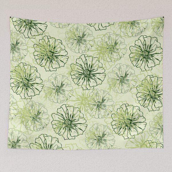 Item preview, Dreamy green ‘moss rose’ flowers  designed and sold by Elizabeth200401.