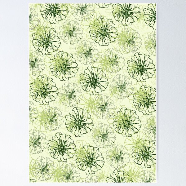 Item preview, Dreamy green ‘moss rose’ flowers  designed and sold by Elizabeth200401.