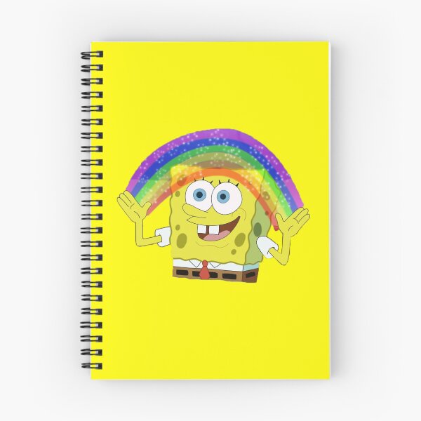 Item preview, Spongebob Rainbow meme designed and sold by MEMEZZONE.