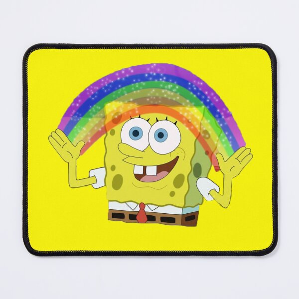 Item preview, Spongebob Rainbow meme designed and sold by MEMEZZONE.