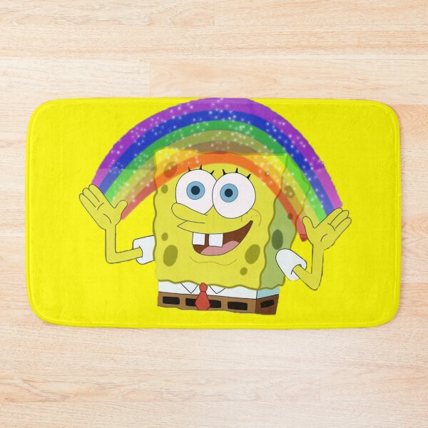 Item preview, Spongebob Rainbow meme designed and sold by MEMEZZONE.
