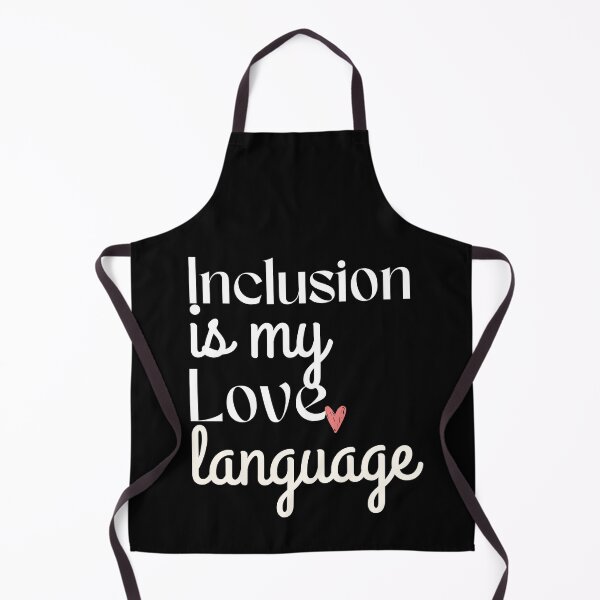 Aperçu de l'œuvre L'inclusion est mon langage d'amour créée et vendue par Oreo2020 Creations.