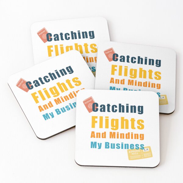 Item preview, Catching Flights and Minding My Business designed and sold by ShopOfK.