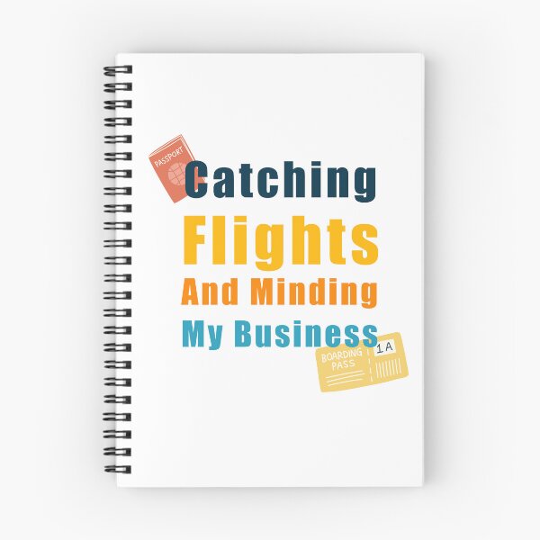 Item preview, Catching Flights and Minding My Business designed and sold by ShopOfK.