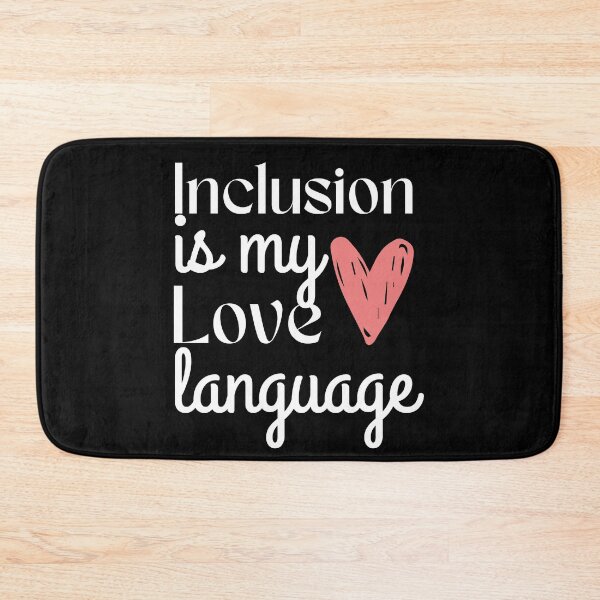 Item preview, Inclusion is my love language designed and sold by Oreo2020 Creations.
