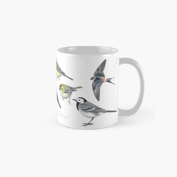 European birds collage Classic Mug