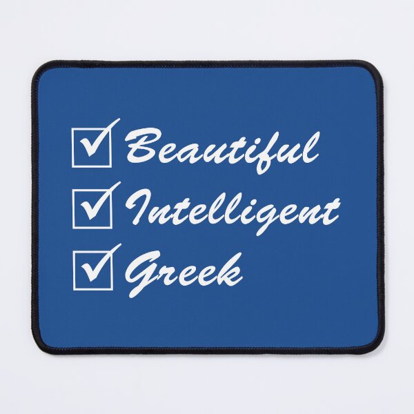 Item preview, Beautiful Intelligent Greek designed and sold by jaycartoonist.
