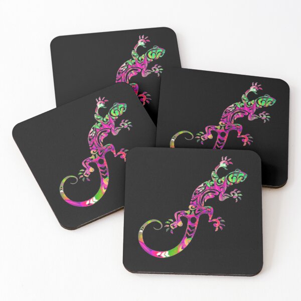 Item preview, Psychedelic Lizard in Pink and Green designed and sold by Paulele.