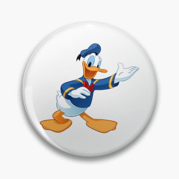 Pin Button Badge Ø25mm 1" Donald Duck Walt Disney Dessin Animé 