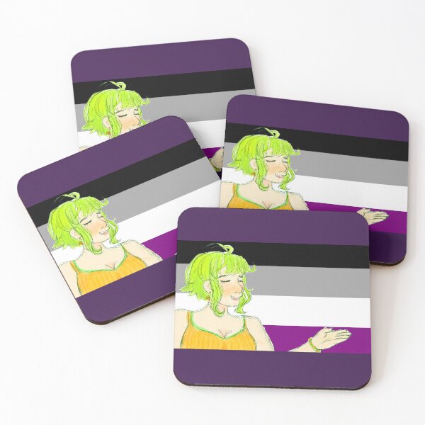 Item preview, VOCALOID Megpoid Gumi Asexual ACE Flag  designed and sold by Holli Anderson.