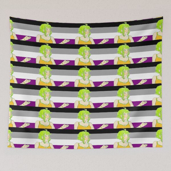 Item preview, VOCALOID Megpoid Gumi Asexual ACE Flag  designed and sold by Holli Anderson.