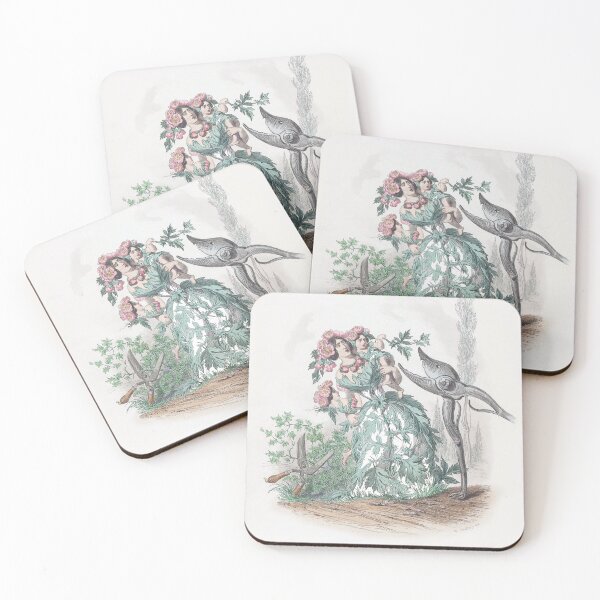Item preview, JJ Grandville: Aubépine/Hawthorn from Les fleurs animées designed and sold by ebrawne.