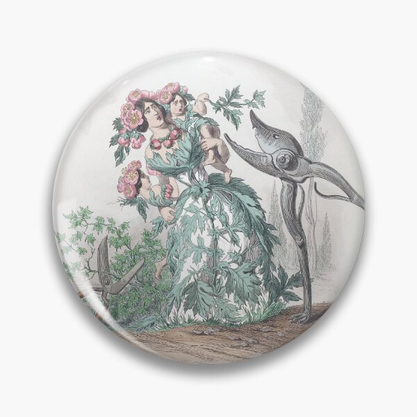 Item preview, JJ Grandville: Aubépine/Hawthorn from Les fleurs animées designed and sold by ebrawne.
