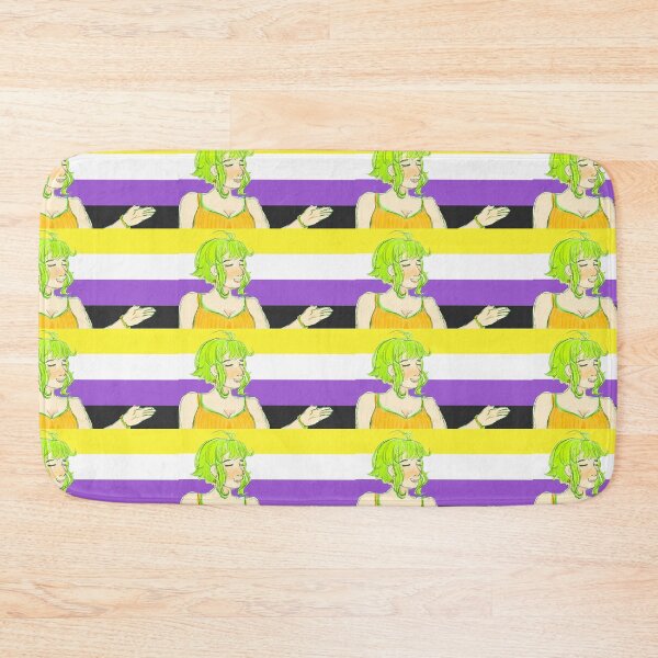 Item preview, VOCALOID Megpoid Gumi Non-Binary Enby Flag  designed and sold by Holli Anderson.